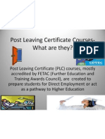 Post Leaving Certificate Courses- What Are They?