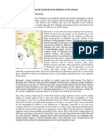 Climate Change Management in Myanamar