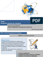 Tema 1 - Perspectiva General de Marketing