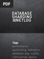 Database Sharding at Netlog