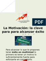 La Motivación clave en MLM.odp