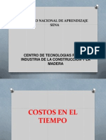 Costos en El Tiempo Exposición