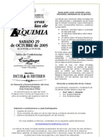 Jornada Alquimica Alquimia-Folleto