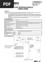 Fx-2Pif Interface Module User'S Guide: JY992D38501C