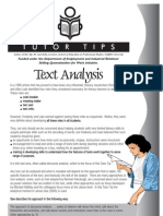 Text Analysis: Tutor Tips