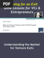 Mark Suster: A Primer On Exits