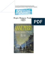 Anne Perry - Série Pitt 04 - O Beco dos Ressucitados