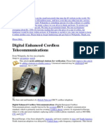 Digital Enhanced Cordless Telecommunications (Digital European Cordless