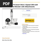 Download Cuisinart CSB-79 Smart Stick 2-Speed 200-Watt Immersion Hand Blender With Attachments by filipoanderson SN127742913 doc pdf