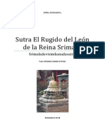 Sutra Del Rugido Del León de La Reina Srimala