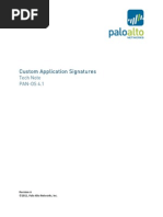 PaloAlto - CustomAppSignatures