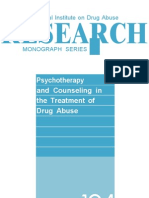 Psychotherapy and Counseling in The Treatment of Drug Abuse - Lisa Simon Onken