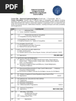 Adamson University College of Science Mathematics Department Course Outline