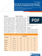 In Vitro Susceptibility of Thai Mycoplasmas