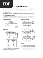 Straightness: Form Tolerances