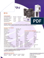 A&ner€H E13 OUTPUT RATINGS Technical Specifications