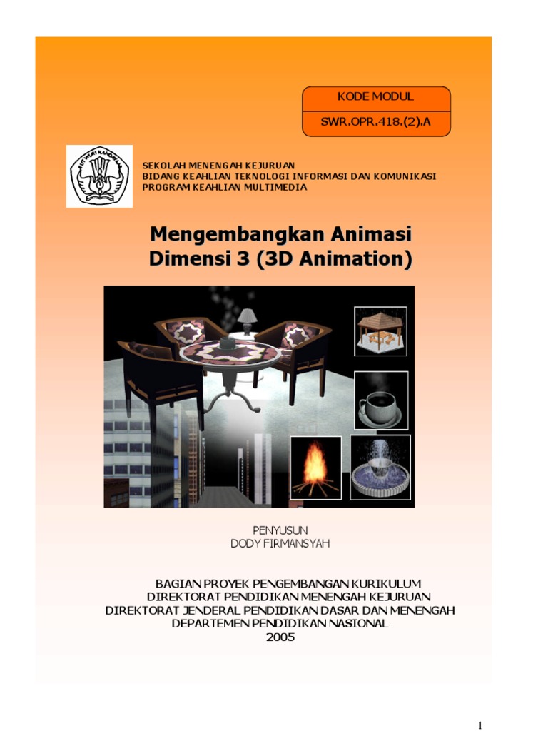 Mengembangkan Animasi Dimensi 3