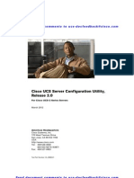 Cisco UCS Server Configuration Utility, Release 3.0