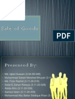 presentation on sale of goods