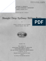 Straight Drop Spillway Stilling Basin