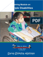 Training Book On Multiple Disability
