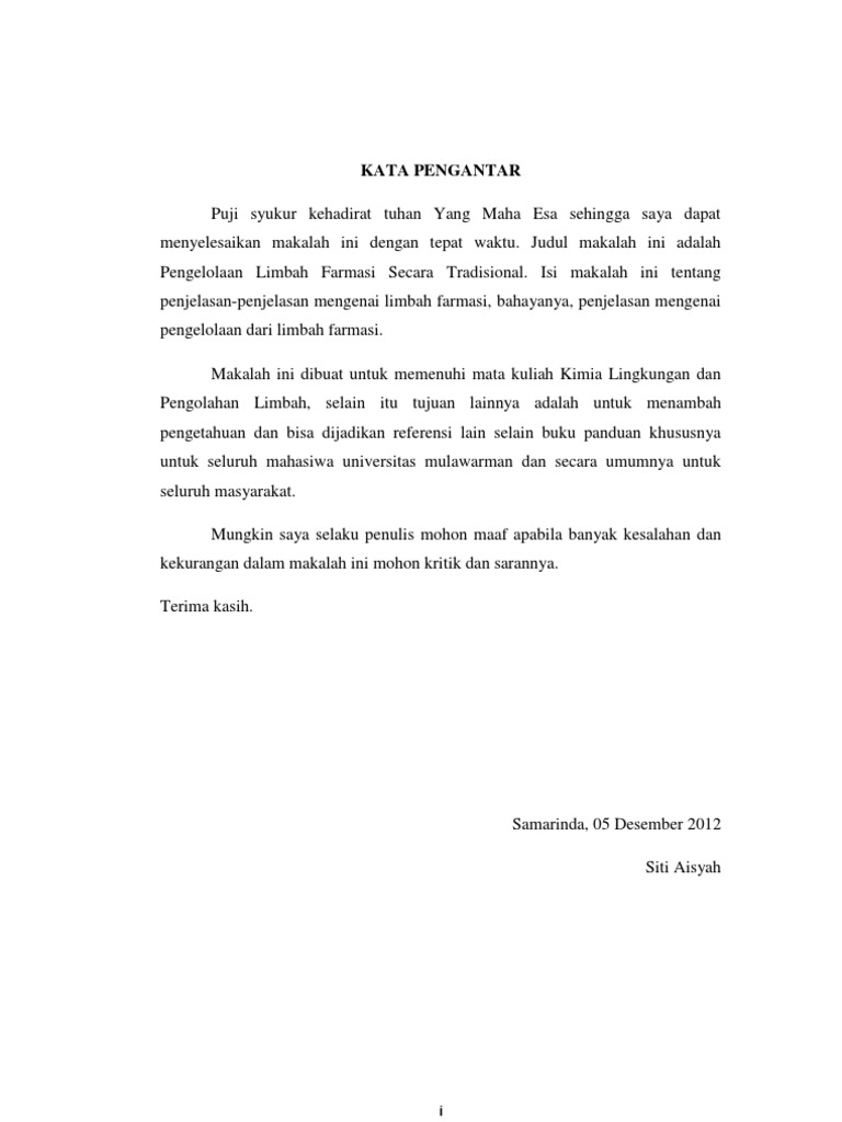 Kata Pengantar Rismaaimuett