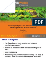 Seattle Area System Administrators Guild: Scaling Nagios To Monitor Large Heterogeneous Environments