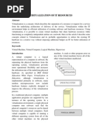Virtualization of IT Resources - Final