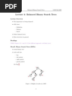 Lecture 4: Balanced Binary Search Trees