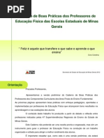 Caderno de Boas Práticas de Educação Física