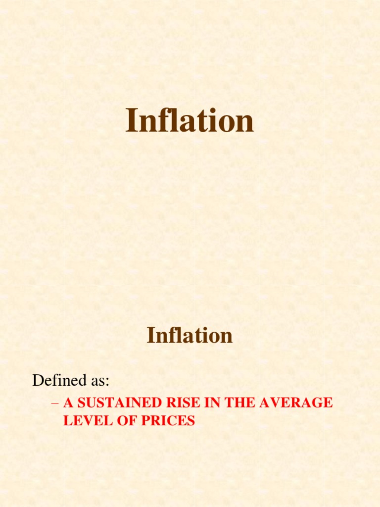 Inflation | PDF