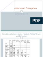 Press Freedom and Corruption: Lecture 7-Paper 8 QM