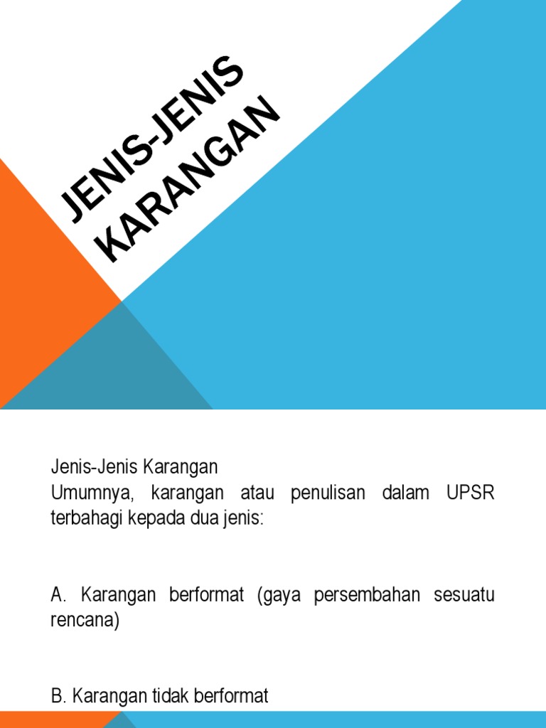 Jenis Jenis Karangan Pdf