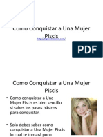 Como Conquistar A Una Mujer Piscis