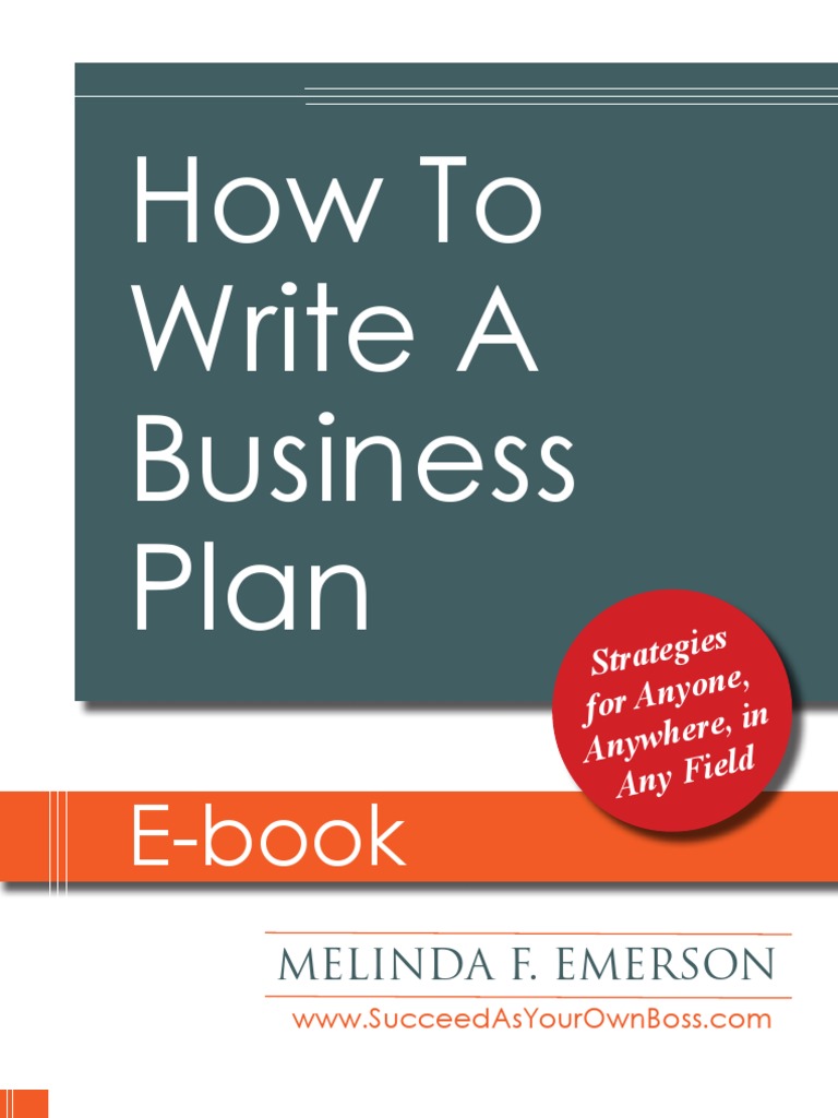 How To Write A Business Plan 2 | PDF | Market Analysis | Strategic ...