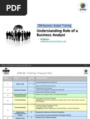 1 Understanding Business Analyst Role