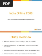 JuxtConsult India Online 2008 Snapshot