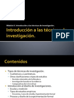 Tecnicas de Investigacion