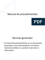 Manual de Procedimientos