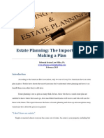 Estate Planning The Importance of Making A Plan