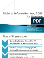 Law: Right To Information Act, 2005
