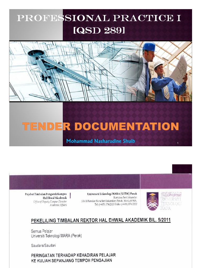 Tender Document Overview | PDF | Addendum | Specification (Technical ...