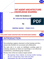 Intelligent Agent Architecture For Knowledge Sharing