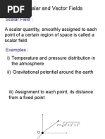 2 Scalar and Vector Field