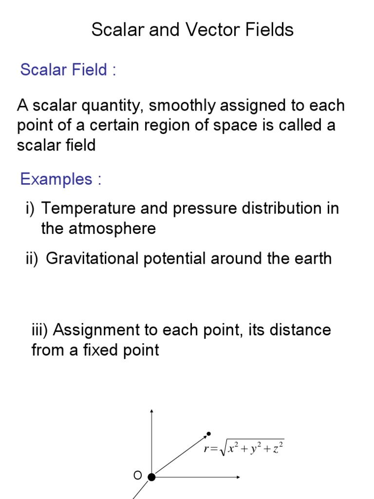 2 scalar and vector field pdf gradient divergence