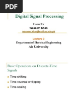 Digital Signal Processing: Air University