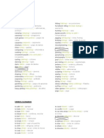 Vocabularios en Ingl