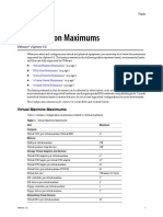 Vsphere 50 Configuration Maximums