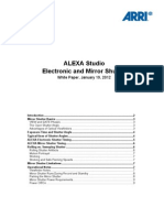ARRI ALEXA Studio Camera Electronic and Mirror Shutter White Paper