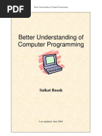 Download Better Understanding of Computer Programming by enselsoftwarecom SN12784237 doc pdf